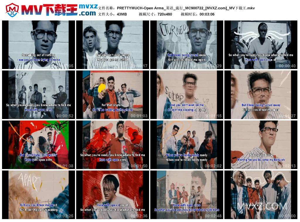 PRETTYMUCH-Open Arms_英语_流行_MC900722